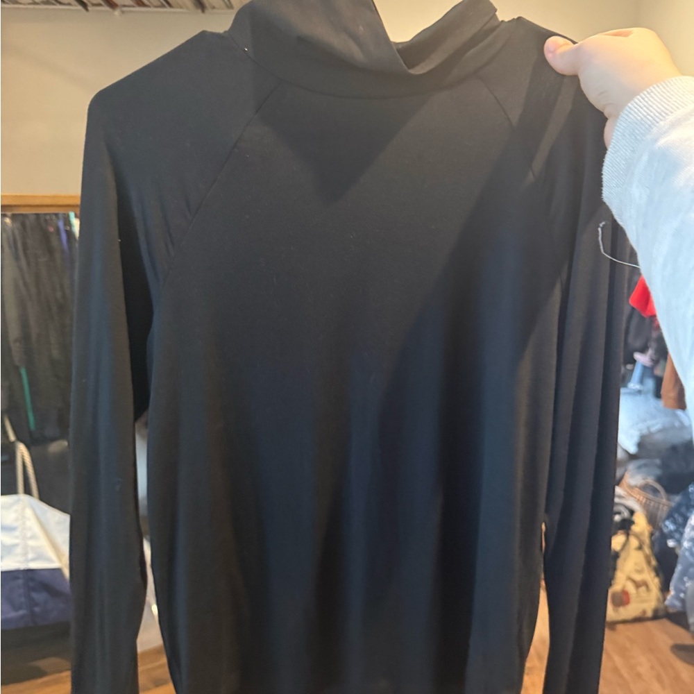 Aerie Black Long Sleeve Top